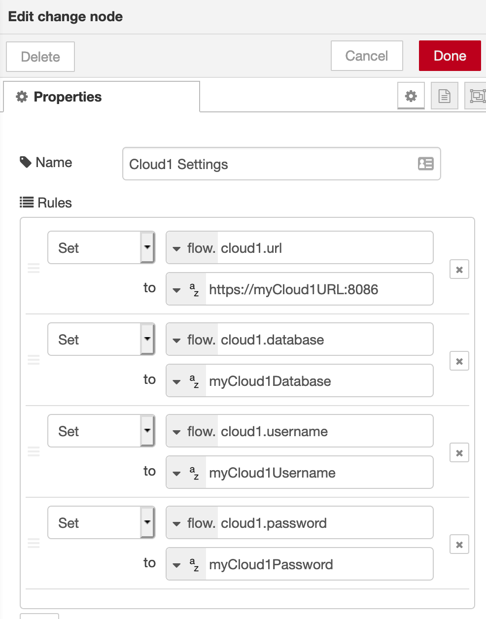 edit change node