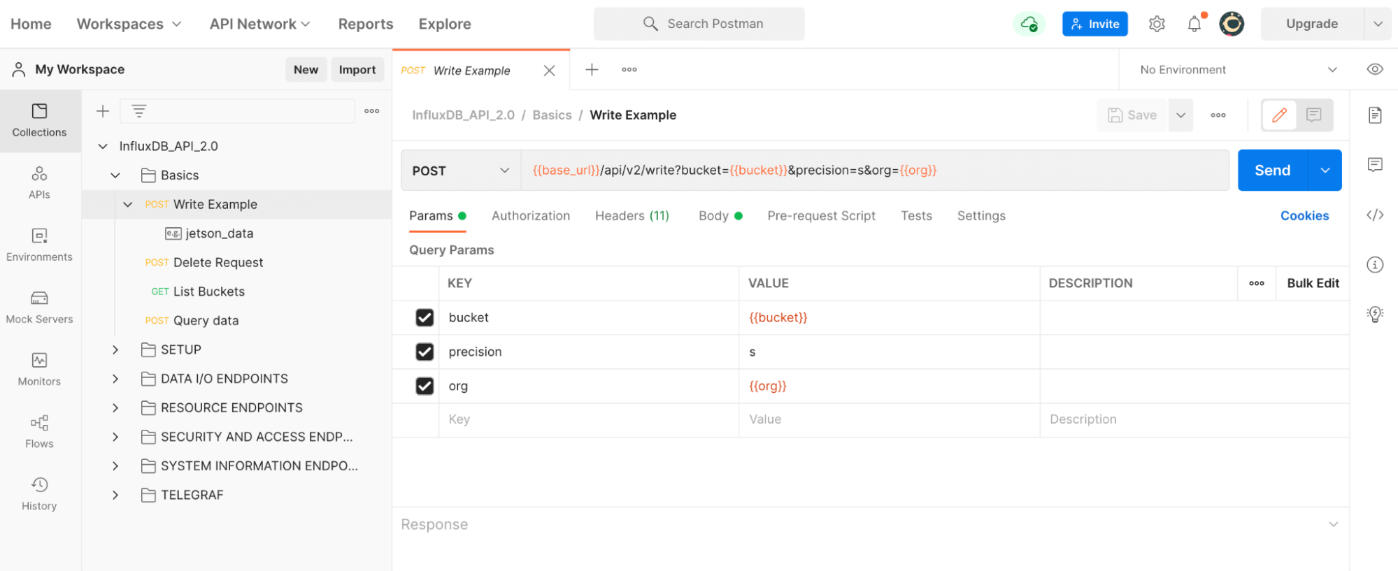 The InfluxDB API v2.0