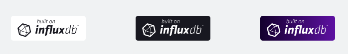 built on influxdb badges